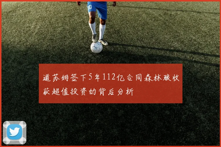 道苏姆签下5年112亿合同森林狼收获超值投资的背后分析